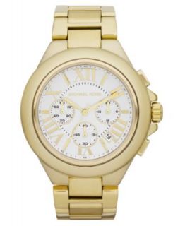 Michael Kors Watch, Womens Chronograph Bradshaw Gold Plated Stainless