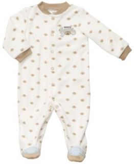 Little Me Baby Set, Baby Boys Footed Coverall & Bib   Kids