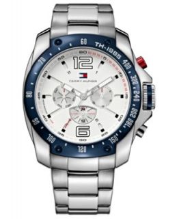 Tommy Hilfiger Watch, Mens Black Ion Plated Stainless Steel Bracelet