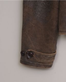 Levis LVC 1930s Vintage Menlo Distressed Leather Jacket James Bond