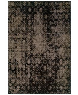 Sphinx Area Rug, Round Palermo 2874A Grey/Gold 78   Rugs