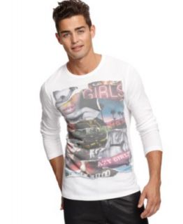 Bar III T Shirt, Miami Nights Graphic T Shirt   Mens T Shirts