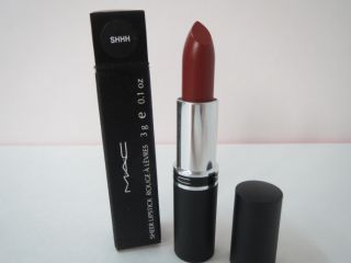 New Mac Sheer Lipstick Rouge A Levres in Color Shhh New Box