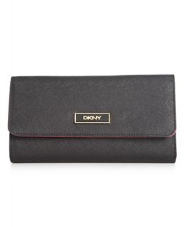 DKNY Handbag, Saffiano Leather Large Wallet