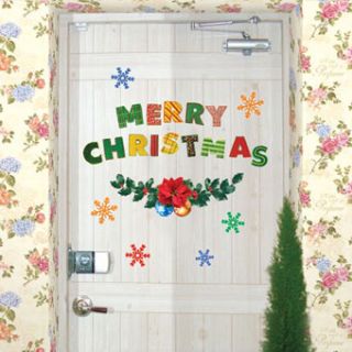 wallpaper wall decals stickers art vinyl removable merry christmas