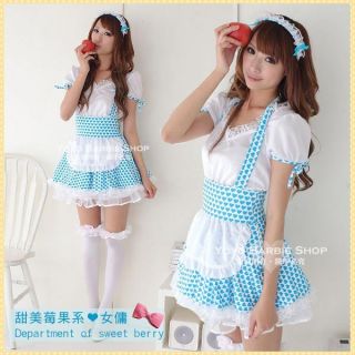 Party Japanese Sexy Maid Cosplay Costume Sweet Berry Maid
