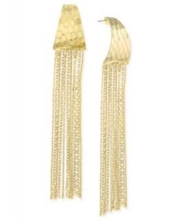 Laundry Earrings, Gold Tone Chain Tassel Earrings   Fashion Jewelry