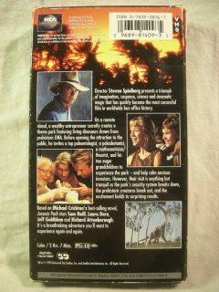 Jurassic Park VHS 1997 Michael Crichton