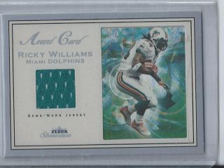 Game Used Jersey 999 2003 Fleer Showcase Avant Miami Dolphins