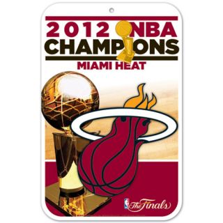 Miami Heat 2012 NBA Finals Champions 11 x 17 Reserved Parking Sign