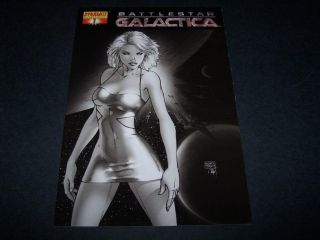 Battlestar Galactica 1 Michael Turner Sketch Variant