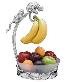 Arthur Court Serveware, Monkey Banana Holder and Fruit Bowl