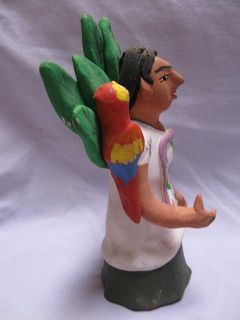 Signd Whimsical Mexican Oaxacan Figurine Muneca Josefina Aguilar