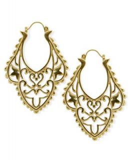 Tahari Earrings, 14k Gold Plated Filigree Earrings