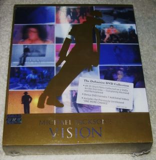 Michael Jackson Vision 3DVD Mexican Boxset Mexico New