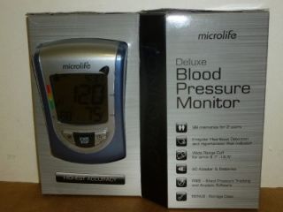New Microlife Deluxe Blood Pressure Monitor Model BP3NQ1 4W