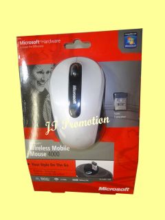 New Microsoft Wireless Mobile Mouse 4000 White