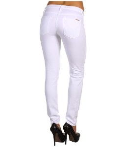 Hudson Nico Mid Rise Super Skinny Womens Jeans White Size 27 New