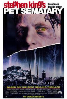 Pet Sematary Movie POSTER 27x40 Dale Midkiff Fred Gwynne Denise Crosby