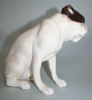 Huge Viennese Art Ceramic French Bully Figure C 1910