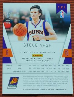 STEVE NASH 2010 11 TOTALLY CERTIFIED GOLD #21/25 + 3 OTHER GOLD & 1