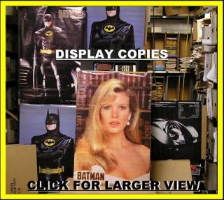 Batman Movie 1989 100 Original Posters Joker Nicholson