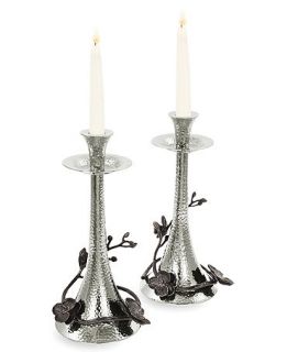 Michael Aram Candle Holders, Set of 2 Black Orchid   Serveware
