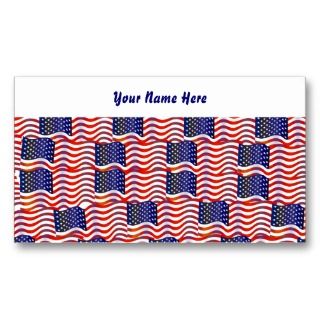 Wavy Flag Wallpaper, Your Name Here Business Card