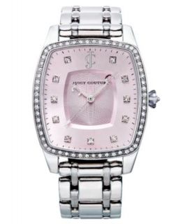 Juicy Couture Watch, Womens Beau Pink Tone Stainless Steel Bracelet