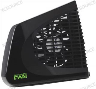 Black Mini Cooler Slim External Cooling Fan Cooler USB Powered for