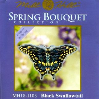 Swallowtail Butterfly Bead Kit Mill Hill 2011 Spring Bouquet