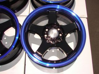Blue Effect Wheels Lancer Accord Jetta Scion XA XB Golf CL Rims