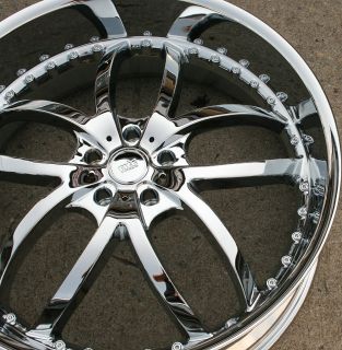 24 Chrome Rims Wheels Chrysler 300 300C V6 V8 24 x 9 5 5H 18