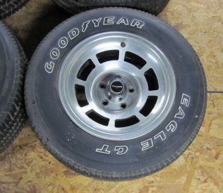 Original Alloy Wheels Eagle GT Tires Rims 1980 1981 Survivor
