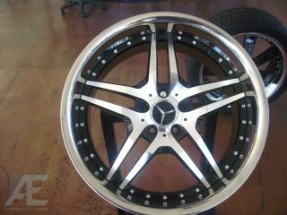20 Mercedes Wheels Rim Tires SL CLS 500 550 600 55 63