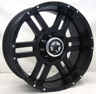 Wheels 20x9 Dodge Trucks 8 Lug Matte Black 20 inch Rims 2500