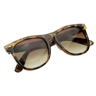 UNWORN Horn Rim Oversize Large Style Classic Shades Sunglasses 2374