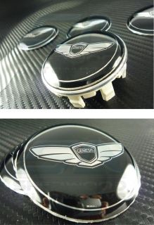 2013 Genesis Coupe 18 Wheels Wing Wheel Cap Emblem Set 4pc