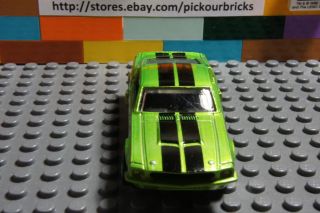 Hot Wheels Green 67 FORD SHELBY GT500 Coupe Diecast w/ black race