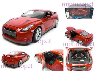 Maisto 2009 09 Nissan Skyline GTR GT R R35 1 24 Red