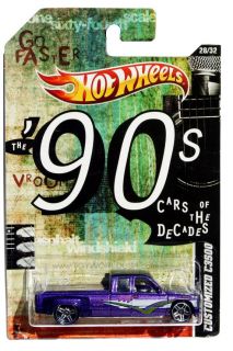 Hot Wheels Cars of The Decades 28 Customized C3500 The 90s