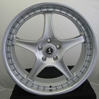 Silver American Racing Shelby Shelby Type S1 Wheels 5x4.5 +30 NISSAN