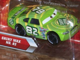 Disney Cars Shiny Wax 82 with Rubber Tires