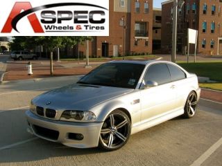 18 BMW M6 Style Staggered Wheel Fit BMW 325 328 330 335i M3 E46 E90