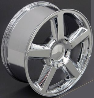 20 Chrome Tahoe Suburban Wheels Tires Fits Chevrolet GMC Cadillac