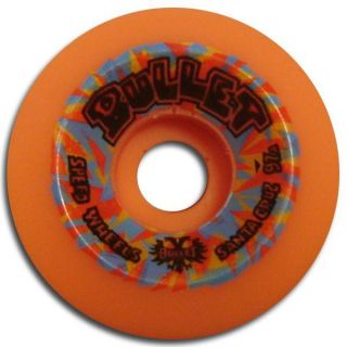 Cruz Bullet Church Glass Skateboard Wheels 60mm 97A Orange