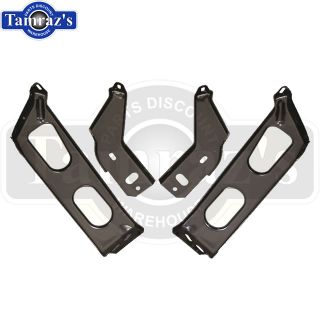 1964 Ford Galaxie 4 Piece Front Bumper Bracket Set Brand New Tooling