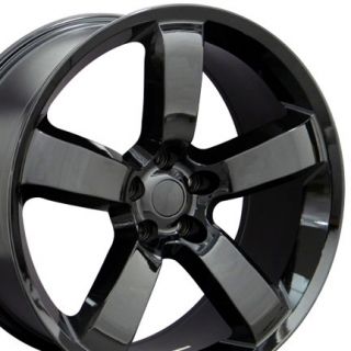 20 Black Charger SRT Wheels 20 x 9 Rim Fits Dodge
