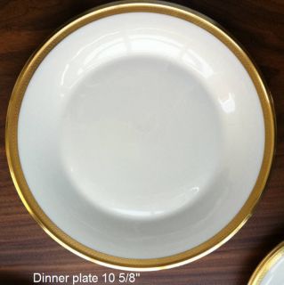 Lenox Gold Encrusted Rim China Service for 12 Aristocrat Pattern Minty