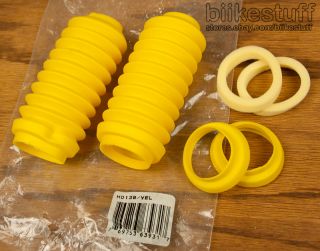 Yellow Cannondale Hedshok Boot Kit for Moto Fr HD138 Yel Fork Parts